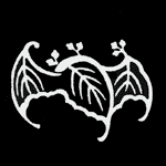 蝙蝠桐（紋典、標準紋帖、江戸紋章集、紋づくし）
